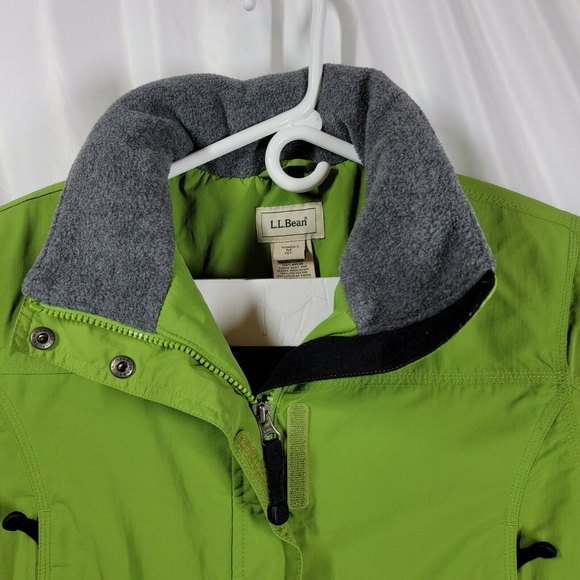LL Bean Womens Polartec Thinsulate Fleece Coat Medium Petite 0BDX4 EUC - Picture 2 of 8